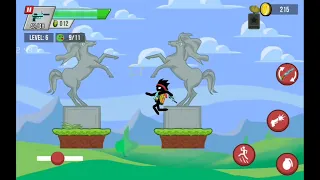 Stickman Vs Zombies [Speedrun 4:40.94] (Chapter 1 Green Hill All Levels Complete) Normal Mode