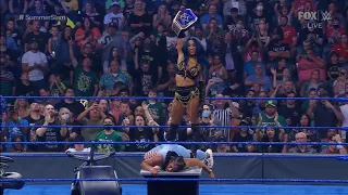 Wwe Smackdown Sasha banks and Bianca Belair contract signing (new faction formed) 8/13/21