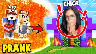 TROLLUJEMY CHICE *NOWĄ KOLEŻANKĘ* w Minecraft! | Vito i Bella