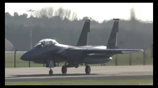 F15 with full afterburner and loud 'whoop' taking off at Lakenheath.
