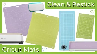 How to Clean & Restick Your Cricut Mats