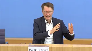 Bundesgesundheitsminister Karl Lauterbach zu den Anpassungen des Infektionsschutzgesetzes