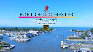 Rochester NY | Aerial Drone Footage | 4k | Port of Rochester