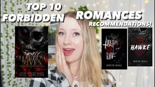 TEN FORBIDDEN ROMANCE RECOMMENDATIONS! | forbidden romances you should read