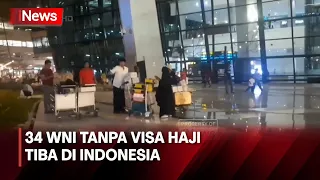 Sempat Ditahan Keamanan Arab Saudi, 34 WNI Tanpa Visa Haji Tiba di Indonesia - iNews Pagi 05 /06