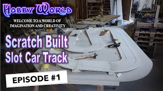 DIY Slot Car Track - Scratch Building a Slot Car Track - EP1 [HK Apocalypse]