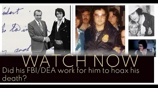 Did Elvis and his FBI/DEA work force him to fake his death?