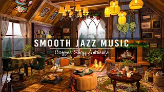 Smooth Piano Jazz Instrumental Music for Unwind ☕ Cozy Coffee Shop Ambience with Relaxing Jazz Music