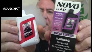 Novo Bar AL6000 from SMOK! | Disposable Nic Salt Vape!  | IndoorSmokers