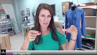 Ep. 85 Behind the Scenes Angela Wolf 👗 How to sew ruffles on baby clothes