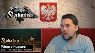 "Winged Hussars" (Live) - by Sabaton -- Drummer reacts!