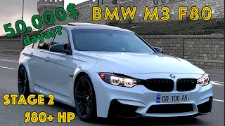 50.000$ a dəyər ? 580+ at gücündə Bmw M3 F80 | Stage 2