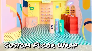 Custom Floor Wrap - Pop Up Shop Decals