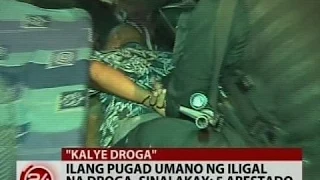 Exclusive Video: Ilang pugad umano ng iligal na droga sa Tala, Caloocan, sinalakay; 5 arestado