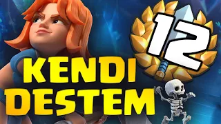 KENDİ DESTEMLE BÜYÜK MÜCADELE BİTİRDİM🔥#clashroyale