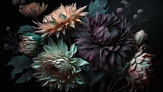 Dark Floral | Original AI Art
