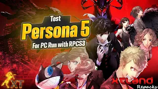 Test Persona 5 For PC Run With RPCS3+Link Download