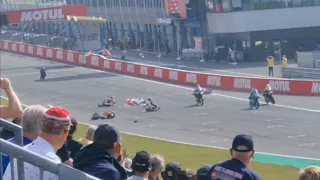 Pedro Acosta, Nepa and Rossi CRASH Moto3 TT Assen 2021 FP3