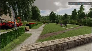 Finishing my friends garden (project)/almost finishing phase 1 of the camping|Public Work |Fs22 |Ps4