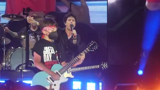 "Knowledge (Fan Onstage) & Basket Case & She" Green Day@Hersheypark PA  8/13/21