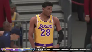 NBA 2K24: Playoff mode - Los Angeles Lakers vs Memphis Grizzlies - (Xbox Series X) [4K60FPS]