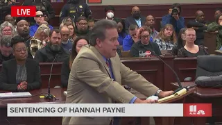 Hannah Payne sentencing: Defense asks for leniency because she is 'young in age'