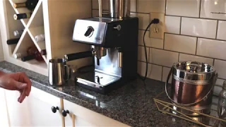 Making Espresso Drinks with DeLonghi Espresso Maker