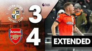 Luton 3-4 Arsenal | Extended Premier League Highlights