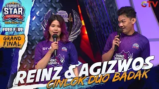 Cinlok Duo Badak Reinz & Agizwos | ESPORTS STAR INDONESIA S3 GTV 2022