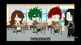 what is 455924÷18956 || genius Midoriya AU || Trend || Mha || gacha club 💗💚💗💚