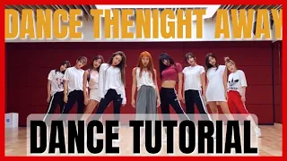 TWICE 'Dance The Night Away' Dance Practice Mirror Tutorial (SLOWED)