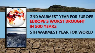 Europe's worst drought in 500 years
