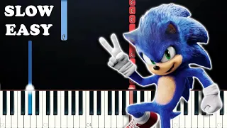 Speed Life - Sonic 2 (SLOW EASY PIANO TUTORIAL)