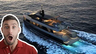 IS THIS THE MOST BEAUTIFUL tour insane luxury yacht Brand New Futuristic | WALLY WHY 200