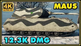 World of Tanks | Maus - 11 Kills - 12,3K Damage - 1 VS 6 Gameplay