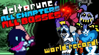 Deltarune All Chapters ALL BOSSES Glitchless Speedrun