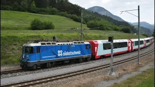 RhB Glacier Express, Allegra Triebwagen und andere 2019.06.09–06.10