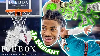 NBA Rookie of the Year Ja Morant Dunks $100K at Icebox!