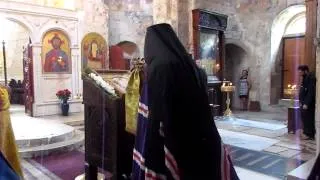 Vespers at Martvili Monastery