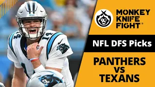 Panthers vs. Texans DFS Picks | Monkey Knife Fight