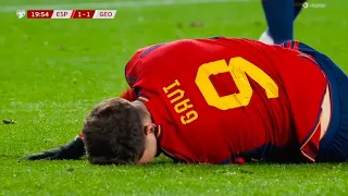 Gavi INJURY vs Georgia 💔(19/11/2023) HD 1080i