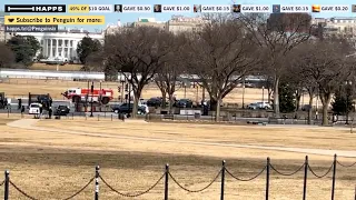 Watching Marine One take off from White House.