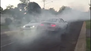 BMW M3 E46 AMAZING BURNOUT and DONUTS!!!