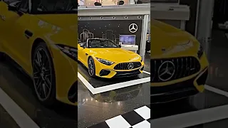 Luxury convertible Mercedes AMG SL63 2022 #shorts #mercedes #cars