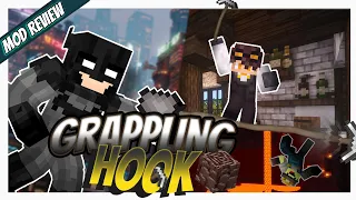 Minecraft but now you have a Grappling Hook