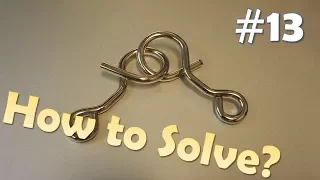 Can you solve this brain teaser? Metal puzzle solution - Part 13 - Question mark Shape