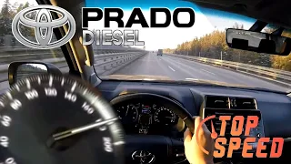 Toyota Prado new diesel - TOP SPEED [THROUGH SPEED LIMIT]