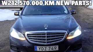 Mercedes W212 | New Parts - Former Taxi 570.000 km (Pt 4)
