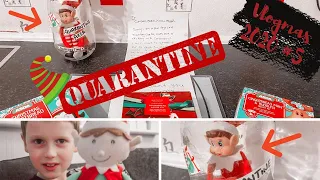 VLOGMAS 2020 Day 5 | ELF ON THE SHELF ARRIVAL | ELF MUST QUARANTINE FOR 14 DAYS | UK FAMILY VLOGGER