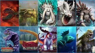 All 10 Legendary Dragons w/ All Cinematics (4K UHD 60fps) | Dragons: Rise of Berk